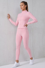 Contrast Piping Active Gym Set