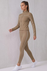 Contrast Piping Active Gym Set