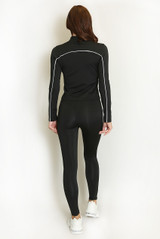 Contrast Piping Active Gym Set