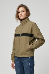 Funnel Neck Track Jacket