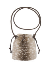 Faux Fur Cross Body Pouch Bag