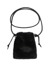 Faux Fur Cross Body Pouch Bag