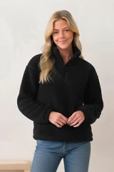 Borg Half Zip Fleece Jacket 