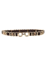 Metal Link Elasticated Waist Belt 
