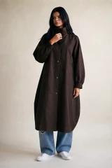 Balloon Sleeves Oversized Coat