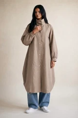 Balloon Sleeves Oversized Coat