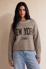 New York Striped Wool Jumper