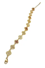 Embellished Clover Bracelet