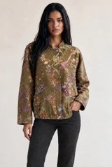 Floral Jacquard Jacket 