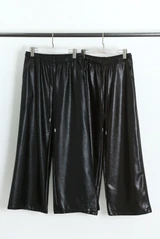 PU Wide Leg Trousers