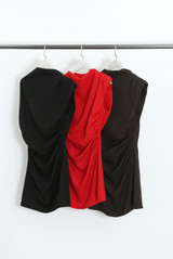 Draped Cinched Waist Mini Dress(PRE ORDER)