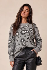 Paisley Crew Neck Jumper