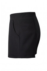 Black Tailored High Waisted Shorts 
