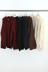 Full Zip Cable Knit Jumper