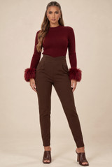 Cross over High Waisted Trouser
