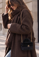 Faux Fur Vanity Handbag 