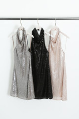 Halterneck Sequin Dress