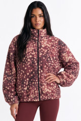 Bambi Funnel Neck Bomber Jacket