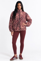 Bambi Funnel Neck Bomber Jacket