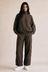 Contrast Pipping Track Jacket and Trouser Set