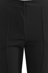 Crepe Bell Bottom Trouser