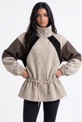 Colourblock Panel Jacket