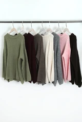 Oversized Ribbed Soft Knit Jumper
