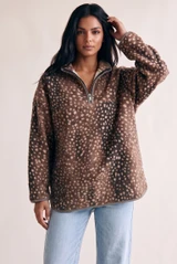 Bambi Half Zipper Jumper