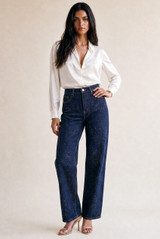 Embellished Wide Leg Jeans 