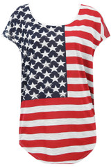 USA Mesh Back Tee - Mixed colours