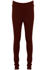 Wine High Waisted Super Stretch Jeggings