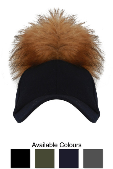 pom pom baseball cap uk