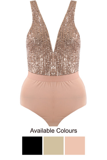 sequin bodysuit uk