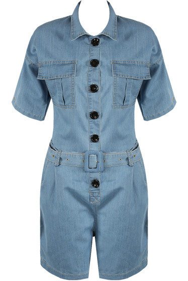 button down playsuit