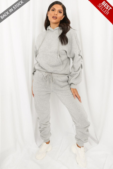 Ruched tracksuit wholesale clearance