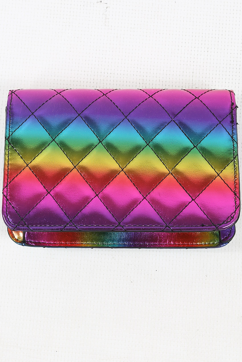 Golden Chain Multicolour Purse Golden Chain Multicolour Purse