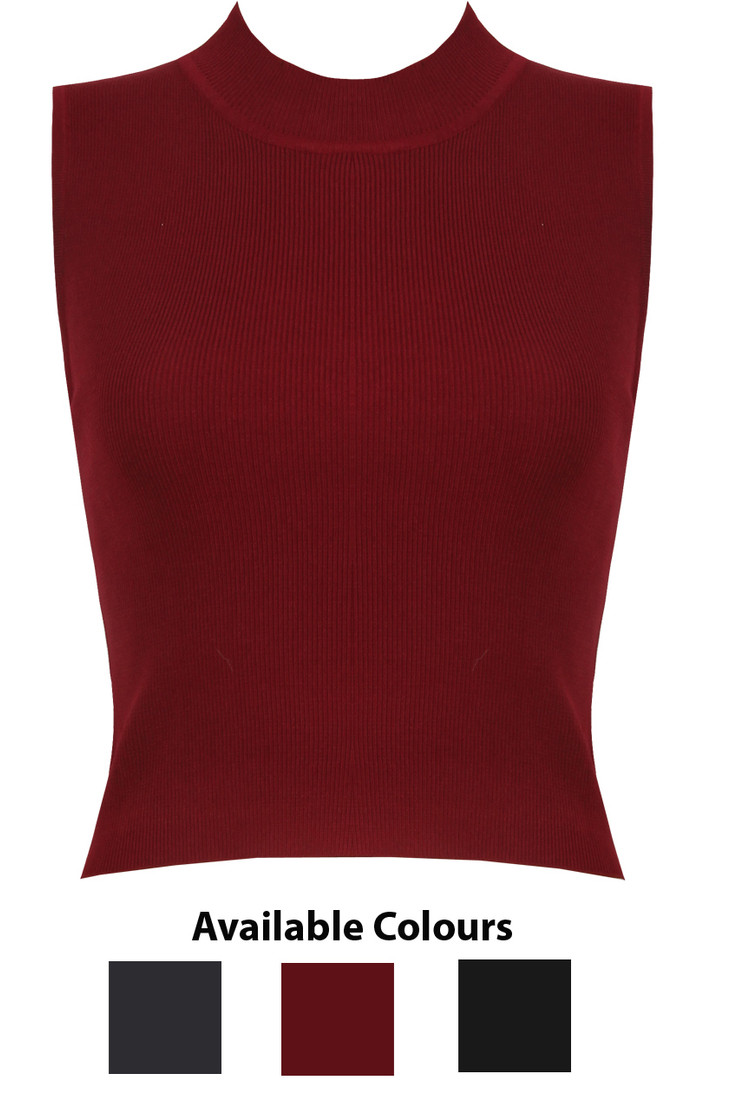 Knitted Turtle Neck Tops - 3 Colours