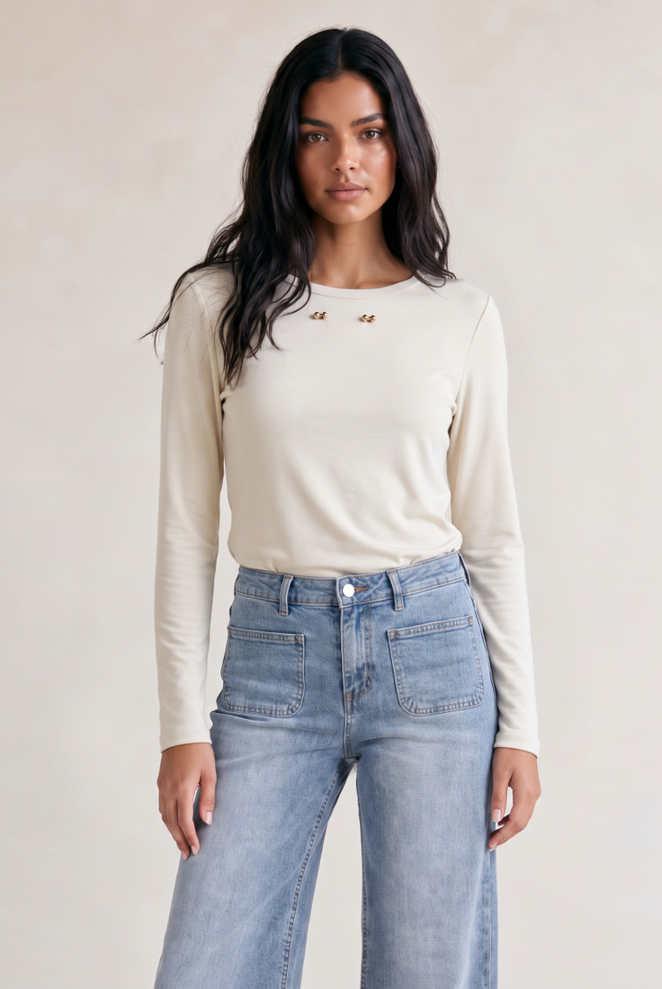 Soft Jersey Long Sleeves Tops - 4 Colours