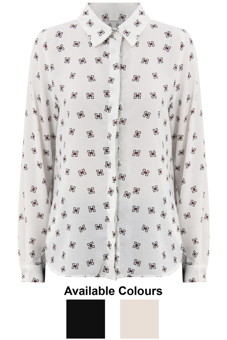 Buttoned Up Printed Shirts - 2 Colours