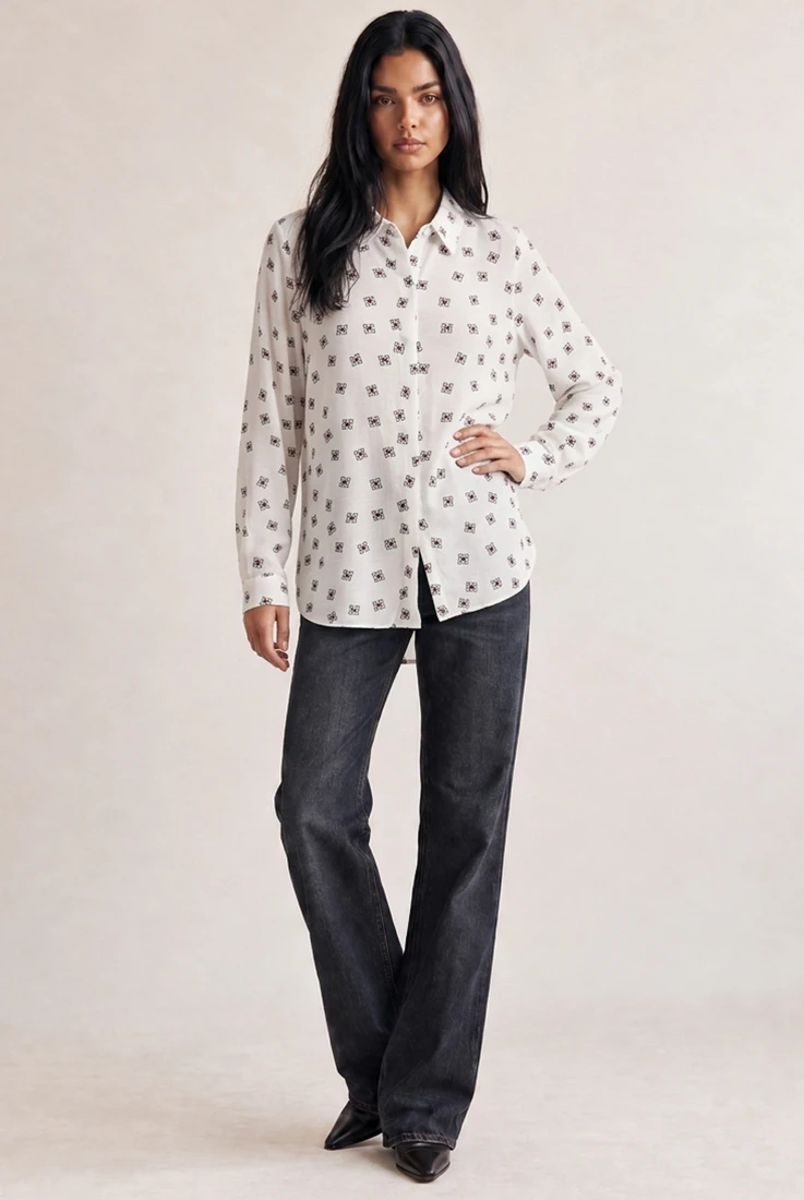 Buttoned Up Printed Shirts - 2 Colours