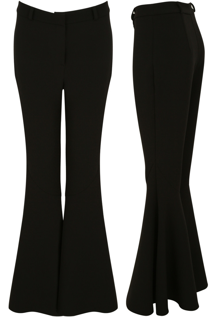 Black Slim Tailored Palazzo