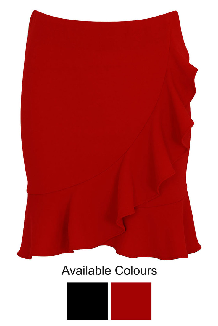 High Waist Ruffled Skirt - 2 Colours