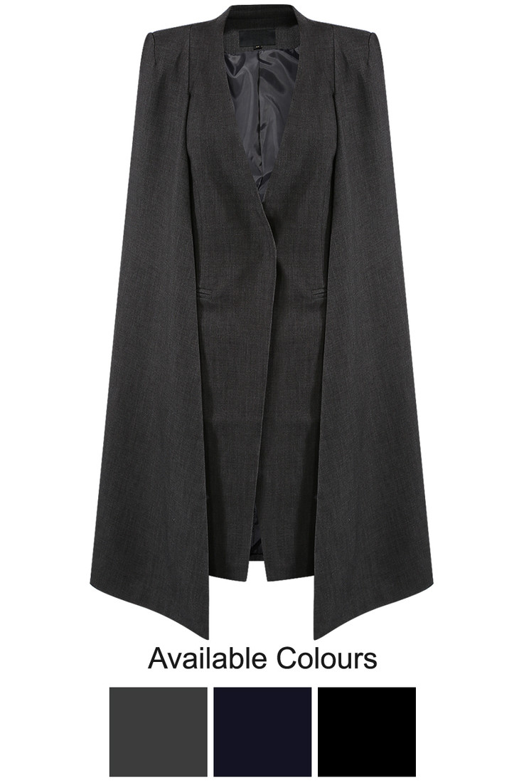 Cloak Cape Overcoat - 3 Colours