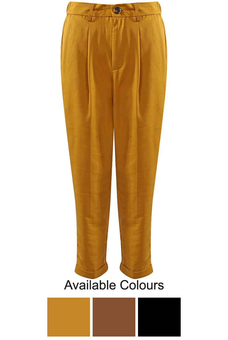 Tailored Ankle Grazer Pants - 3 Colours