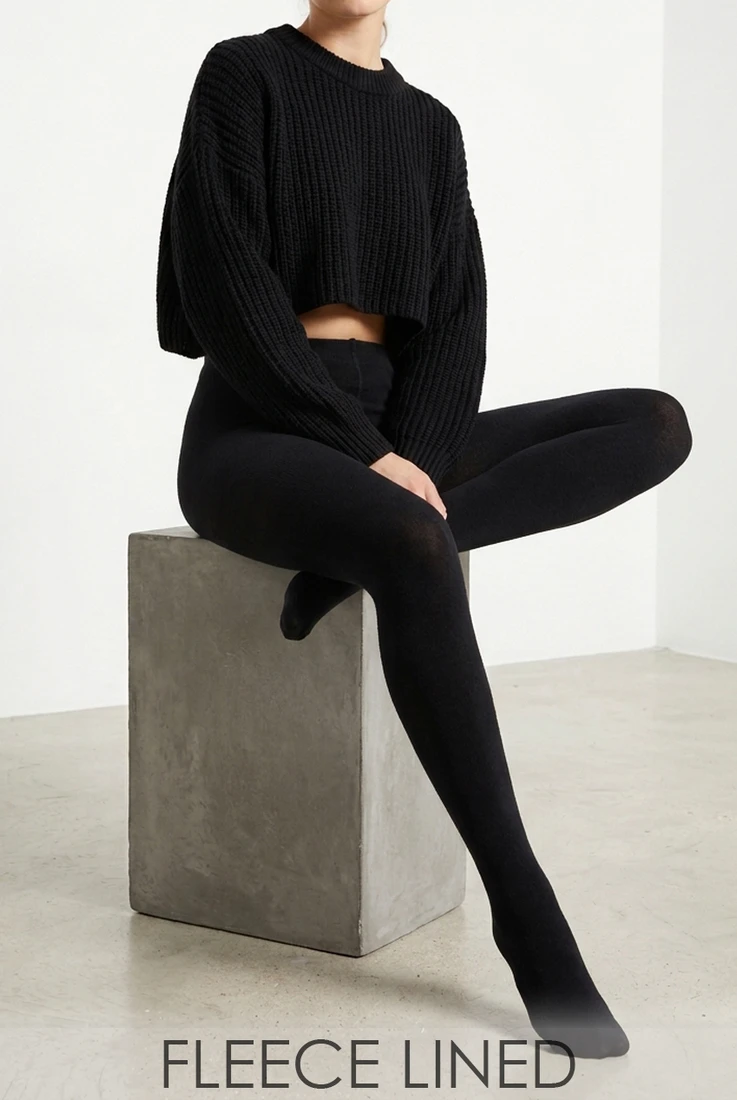 Thick Fleece Lined Thermal Tights