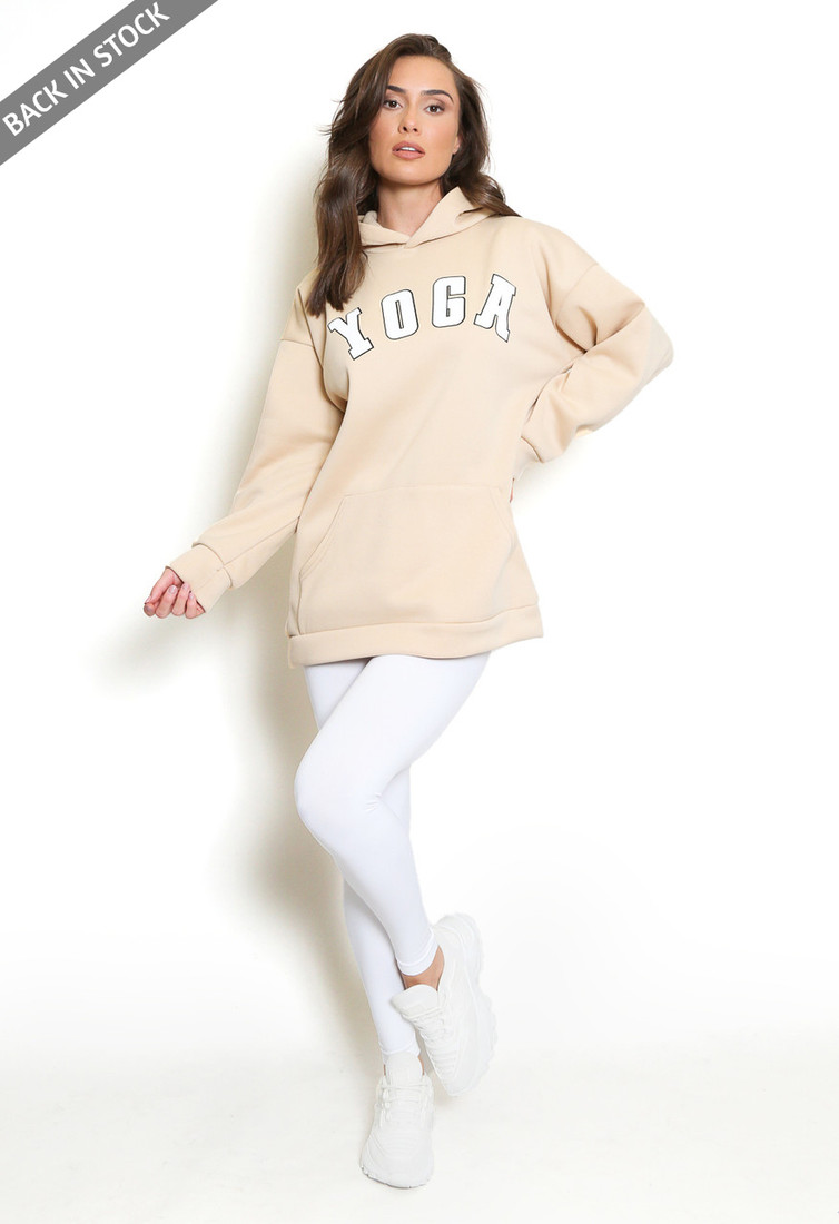 YOGA Slogan Hoodie