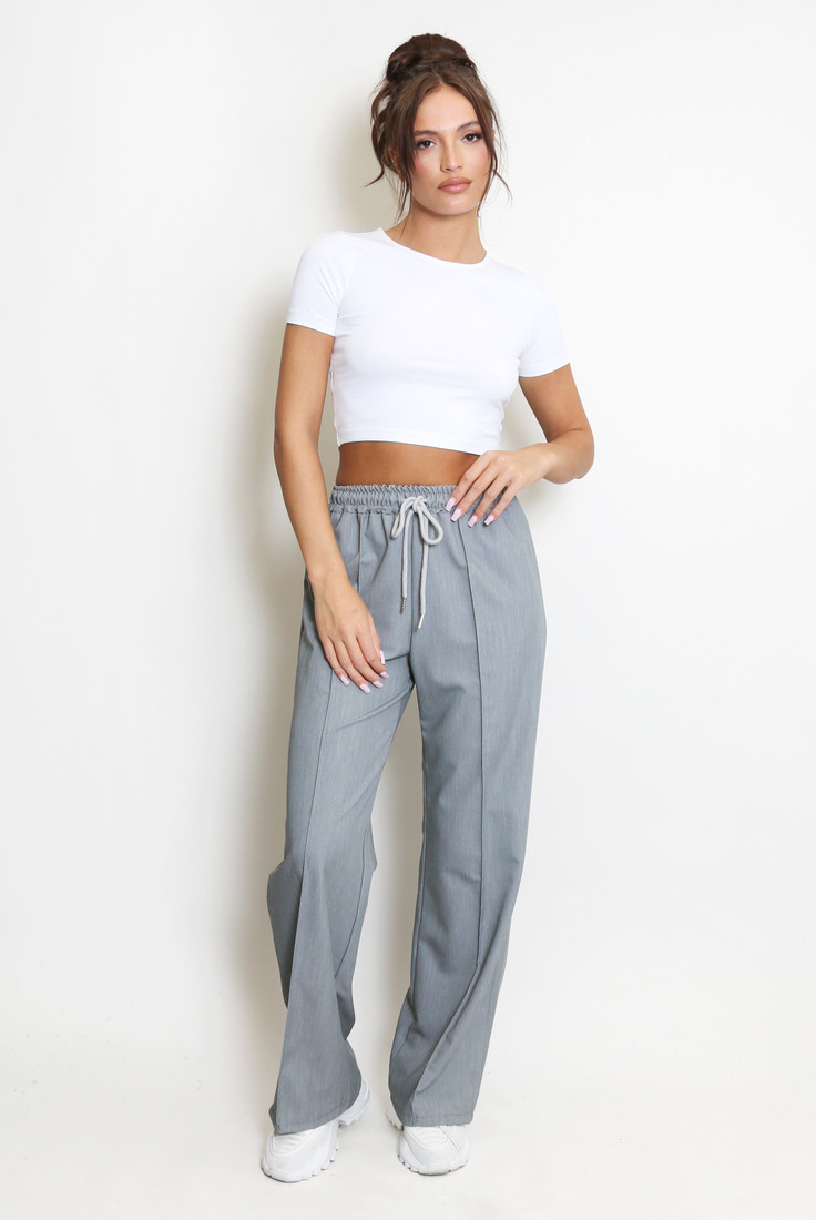 Wide Leg Casual Trouser