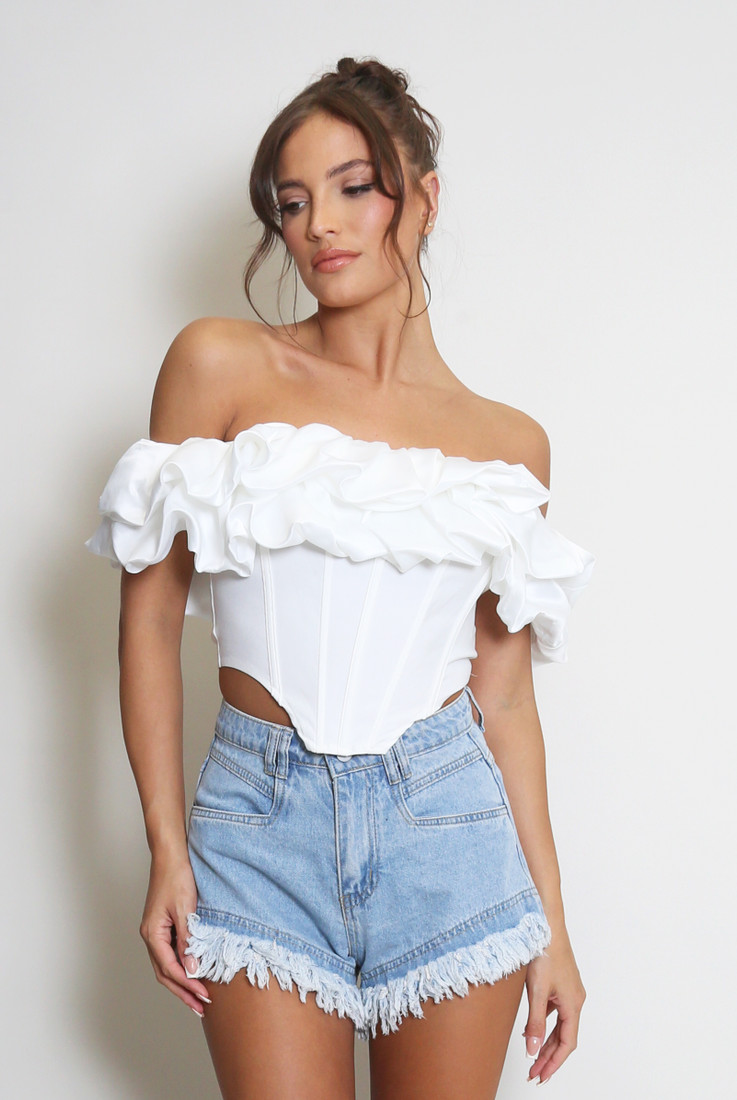 Bardot Bustier Top