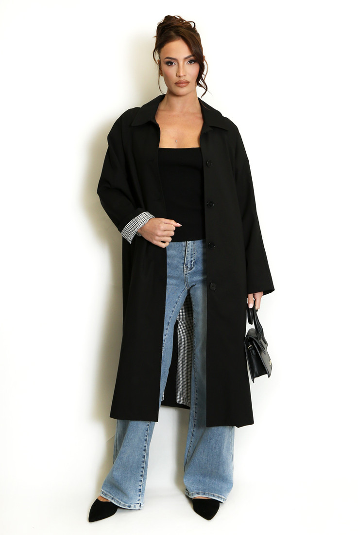 Single Breasted Trench Coat