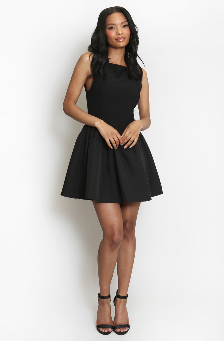 Square Neck Skater Dress 